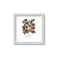 Picture of Fashion Floral Girl  _GroupedProduct_Square_Framed_Matted_