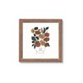 Picture of Fashion Floral Girl  _GroupedProduct_Square_Framed_Matted_