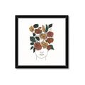 Picture of Fashion Floral Girl  _GroupedProduct_Square_Framed_Matted_
