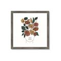 Picture of Fashion Floral Girl  _GroupedProduct_Square_Framed_Matted_