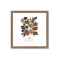 Picture of Fashion Floral Girl  _GroupedProduct_Square_Framed_Matted_