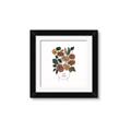 Picture of Fashion Floral Girl  _GroupedProduct_Square_Framed_Matted_