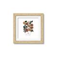 Picture of Fashion Floral Girl  _GroupedProduct_Square_Framed_Matted_