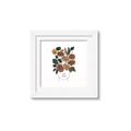 Picture of Fashion Floral Girl  _GroupedProduct_Square_Framed_Matted_