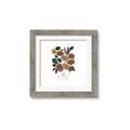 Picture of Fashion Floral Girl  _GroupedProduct_Square_Framed_Matted_