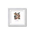 Picture of Fashion Floral Girl  _GroupedProduct_Square_Framed_Matted_