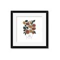 Picture of Fashion Floral Girl  _GroupedProduct_Square_Framed_Matted_