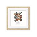 Picture of Fashion Floral Girl  _GroupedProduct_Square_Framed_Matted_