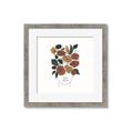 Picture of Fashion Floral Girl  _GroupedProduct_Square_Framed_Matted_