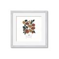 Picture of Fashion Floral Girl  _GroupedProduct_Square_Framed_Matted_