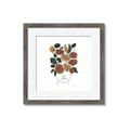 Picture of Fashion Floral Girl  _GroupedProduct_Square_Framed_Matted_
