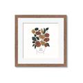 Picture of Fashion Floral Girl  _GroupedProduct_Square_Framed_Matted_