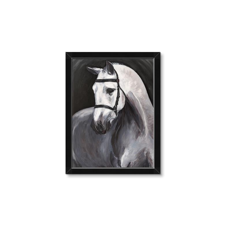Picture of Soft Horse _GroupedProduct_Rectangle_Portrait_Framed_Matted_