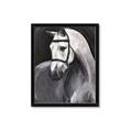 Picture of Soft Horse _GroupedProduct_Rectangle_Portrait_Framed_Matted_