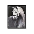 Picture of Soft Horse _GroupedProduct_Rectangle_Portrait_Framed_Matted_