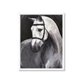 Picture of Soft Horse _GroupedProduct_Rectangle_Portrait_Framed_Matted_