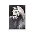 Picture of Soft Horse _GroupedProduct_Rectangle_Portrait_Framed_Matted_