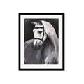 Picture of Soft Horse _GroupedProduct_Rectangle_Portrait_Framed_Matted_
