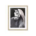 Picture of Soft Horse _GroupedProduct_Rectangle_Portrait_Framed_Matted_