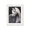 Picture of Soft Horse _GroupedProduct_Rectangle_Portrait_Framed_Matted_