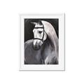 Picture of Soft Horse _GroupedProduct_Rectangle_Portrait_Framed_Matted_