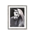 Picture of Soft Horse _GroupedProduct_Rectangle_Portrait_Framed_Matted_