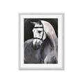Picture of Soft Horse _GroupedProduct_Rectangle_Portrait_Framed_Matted_