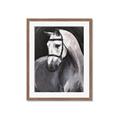 Picture of Soft Horse _GroupedProduct_Rectangle_Portrait_Framed_Matted_