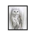 Picture of Living Owl _GroupedProduct_Rectangle_Portrait_Framed_Matted_