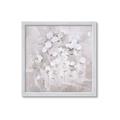 Picture of White Flower Buds _GroupedProduct_Square_Framed_Matted_