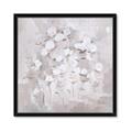 Picture of White Flower Buds _GroupedProduct_Square_Framed_Matted_
