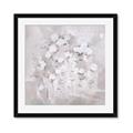 Picture of White Flower Buds _GroupedProduct_Square_Framed_Matted_