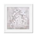 Picture of White Flower Buds _GroupedProduct_Square_Framed_Matted_