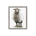 Picture of Watercolour Sheep  _GroupedProduct_Rectangle_Portrait_Framed_Matted_