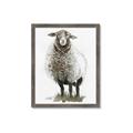 Picture of Watercolour Sheep  _GroupedProduct_Rectangle_Portrait_Framed_Matted_
