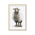 Picture of Watercolour Sheep  _GroupedProduct_Rectangle_Portrait_Framed_Matted_