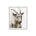 Picture of Watercolour Ram  _GroupedProduct_Rectangle_Portrait_Framed_Matted_