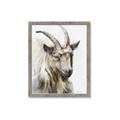 Picture of Watercolour Ram  _GroupedProduct_Rectangle_Portrait_Framed_Matted_