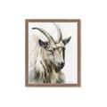Picture of Watercolour Ram  _GroupedProduct_Rectangle_Portrait_Framed_Matted_