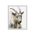 Picture of Watercolour Ram  _GroupedProduct_Rectangle_Portrait_Framed_Matted_