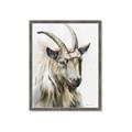 Picture of Watercolour Ram  _GroupedProduct_Rectangle_Portrait_Framed_Matted_