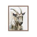 Picture of Watercolour Ram  _GroupedProduct_Rectangle_Portrait_Framed_Matted_