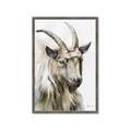 Picture of Watercolour Ram  _GroupedProduct_Rectangle_Portrait_Framed_Matted_