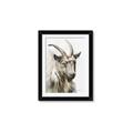Picture of Watercolour Ram  _GroupedProduct_Rectangle_Portrait_Framed_Matted_