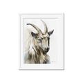 Picture of Watercolour Ram  _GroupedProduct_Rectangle_Portrait_Framed_Matted_