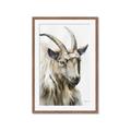 Picture of Watercolour Ram  _GroupedProduct_Rectangle_Portrait_Framed_Matted_