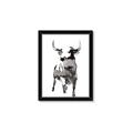 Picture of Ink Bull  _GroupedProduct_Rectangle_Portrait_Framed_Matted_
