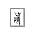 Picture of Ink Bull  _GroupedProduct_Rectangle_Portrait_Framed_Matted_