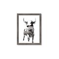Picture of Ink Bull  _GroupedProduct_Rectangle_Portrait_Framed_Matted_