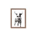 Picture of Ink Bull  _GroupedProduct_Rectangle_Portrait_Framed_Matted_